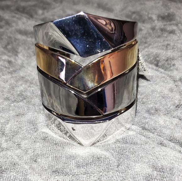 NWT - Avant-garde Jewelry - Rare Geometric Cuff Bangle - Statement Piece - Boho - Picture 3 of 7
